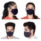 Bildos Unisex Dark Colored Cotton Mask With Adjustable Earloop - 12
