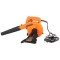 BDB530 530W Single Speed Air Blower with Dual Modes of Blowing & Suction & Attached Dust Bag for Home