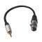 Headset Audio Cable 3.5Mm Male To Xlr Female Stereo Audio Cable Plug