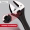 BUILDSKILL ADJ6 Adjustable Wrench/Spanner, Made With Heat Treated Carbon Steel, Phospate Coating, Tapered Jaw Design