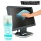 Dirt & Dust Cleaner Spray, Microfiber Cloth & Brush | All in One Cleaning Solution for Office Workspace (200 ml)