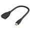 CableCreation Micro HDMI Cable M-F with Ethernet Support 4K 60Hz 3D for Raspberry Pi 4, GoPro Hero & Other Action Camera