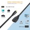 CableCreation Micro HDMI Cable M-F with Ethernet Support 4K 60Hz 3D for Raspberry Pi 4, GoPro Hero & Other Action Camera