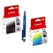 Canon PG-810 & CL-811 Ink Cartridge with 3in1 Mobile Phone Stand, Stylus Pen, Anti-Metal Rotating Ballpoint Pen