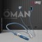 UBON Bluetooth Earphone CL-395 Oman Series, Wireless Neckband with Up to 20 Hours Playtime, Magnetic Earbuds, Suports Siri & Google Assistant, v5.1 Bluetooth Headset (BLUE)