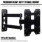 Heavy Duty TV Wall Mount Bracket for 17 to 32 LED/HD/Smart TV, Swivel Rotatable Universal TV Wall Mount Stand (M466)