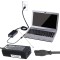 CARE CASE 2-Pin AC Laptop Power Cable L-Shape Charger Adapter 2 Meter Cord for Camera/Printer (2 Pin Power Cord)