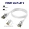 15 Meter CAT 6 Ethernet Patch Cable, RJ45 Computer Network Cord, Cat 6 Patch Cord LAN Cable UTP 24AWG (15m)