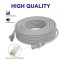 30 Meter Cat 6 Hi-Speed Ethernet LAN Cable Heavy Duty Cord Waterproof Cat6 Network Internet RJ45 Patch Cable (30m)