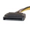 4 Pin IDE Molex Male to 15 Pin Serial ATA SATA Hard Drive Power Cable for Personal Computer, Server (2 pcs)