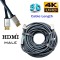 HDMI Cable (30Meter/90FT) 4K UHD 18Gbps 4K@30Hz UHD, 2160p, 1080p, Ethernet, 3D, Audio Return (ARC)