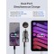 Qualcomm COSTAR 75W Dual Ports Car Charger | 2 in 1 USB & Type C Fast Charging QC 3.0 for Laptop, Mobile, Tablets