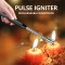 Crasts Electric Lighter for Candles Rechargeable Electric Gas Lighter Plasma Lighter Flameless Windproof USB Lighter 360 Degree Flexible Neck Arc Lighter (Black) Cigarette Lighter