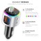 Car Bluetooth Device | FM Transmitter | QC 3.0 Dual USB Fast Charger & Call Receiver | for MP3 Audio Playback