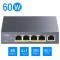 Cudy GS1005P 5 Port Gigabit Ethernet Unmanaged PoE+ Switch | 4 x PoE+ @ 60W | 802.3af, 802.3at, Shielded Ports