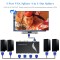 4 Port VGA Splitter 4-in 1-Out Video Metal Splitter Switch Adapter for Sharing LCD PC TV Monitor Support 1920 * 1440