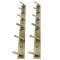 Stainless Steel Wall Hooks for Hanging Cloth & Towel Hangers for Wall Hook, Door Hangers, Hook Rail 2 pcs, Silver