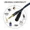 33FT XLR to 1/4 TRS Mic Audio Cable | XLR 3 Pin Male to Quarter 6.35mm/6.5mm Interconnect Patch Cord