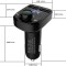 Wireless Bluetooth FM Transmitter MP3 Hands-Free Bluetooth with Dual USB Charging Radio Adapter Car Kit for Smartphones