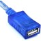 DTech USB 2.0 Extension Cable 3m A Male to A Female Cord for Your PC, Printer, Mouse (10ft, Blue)