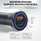 DUDAO R4MAX 45W Premium Fully Metal Body Fast Car Charger 3.6A Super-fast car charger with Dual Port USB-C & USB