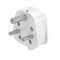 Duravolt Polycarbonate 3 Pin Plug Top 16 amp (White 6 cm x 4 cm x 2 cm) (5 pcs)