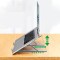 Dyazo 6 Angles Adjustable Aluminum Ergonomic Foldable Portable Tabletop Laptop/Desktop Riser Stand Holder for MacBook