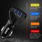Dyazo Smart 3 Port USB Car Charger for Samsung Galaxy S 7/Edge/Note 5/ A10 /A9, Oppo, Vivo, Redmi | Free Micro USB Cable