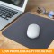 Dyazo Ergonomic PU Vegan Leather Mouse Pad, Anti Skid, Reversible Dual Color, Splash Proof for PC, Laptop - 9.8 x 8.2