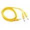 EKAAZ TS Mono Y Splitter Stereo Aux Cord Cable 3.5 MM to Dual 6.5 MM p38 For Guitar, Sound Mixers (1.8meter)