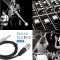 EKAAZ Mic Cable XLR 3 Pin Female Aux Mic Extension to 6.35MM 1/4 TRS Mono Male Cable 3 Metres (3m/10ft)