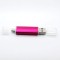 8GB OTG Dual Micro USB Flash Pen Drive Memory Stick for Smartphone Rose Red