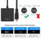 Etzin Micro HDMI to VGA HD Video Adapter Cable with 3.5mm Audio Jack for HDTV, Xbox, PS4, Tablet, PC, Projector-(EPL-212TC)
