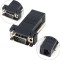 ETZIN VGA Extender Over Ethernet Adapter, VGA to RJ45 Adapter VGA 15 Pin Male to CAT5 CAT6 Female Network Cable Extender