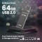 EVM EnStore 4GB Metal USB 2.0 Flash Drive 15MB/s High Read Speed | Durable Metal Casing for Data Storage (EVMPD/4GB)