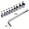 10 in 1 Socket Wrench Spanner Set Automobile Repair Tool Box | Precision, Wrench Sleeve | Hand Tool Socket Set Tool kit