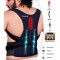 Posture Corrector Therapy Shoulder Belt for Lower & Upper Back | Back Brace with Magnetic & Dual Steel Metallic Plate