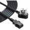 Computer Power Cord 3 Meter for PC/Printer/Monitor/SMPS | IEC Mains Power Cable
