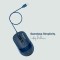FINGERS Wired Mouse with Advanced Optical Sensor Technology | Trendy Dual-Tone Design Mouse for Windows, MacOS, Linux