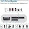 Type C OTG Card Reader USB Cable 3 in 1 SD/TF Card Reader USB Connector Data Transfer Flash Drive Disk OTG Adapter