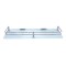 Multi-Purpose Wall Hung (Frosted) Glass Front Bathroom Shelf with Wall Brackets, Storage Holder, 12 x 6 - (3 pcs)