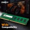 FRONTECH 4GB DDR3 8 Chips 1333/1600 MHz Desktop RAM Memory, Suitable for Gaming, Multitasking (RAM-0034, Green)