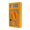 Basic Digital Multimeter with Buzzer Square Wave Output Voltage Ampere Ohm Tester Probe DC AC LCD Overload Protection