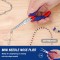 WORKPRO Mini Pliers Set, 3-Piece Small Pliers Tool Kit 4” Diagonal Plier, 6” Needle Nose Plier for Making Crafts