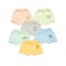 Baby Boys & Baby Girls 100% Organic Cotton Underwear, Rompers, Briefs, Panty -Multicolor (6 pcs)