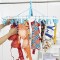 HOME CUBE 360° ( 32 Clip ) Folding Clothes Drying Rack | Clothesline Hanging Underwear, Socks, Laundry, Hanger Rack