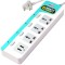 iBELL SG3245M 3 Way Extension Board 2500W | 2 USB Port & Multi Socket with Individual Switch LED Indicator & 5M Cord