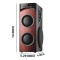IKALL IK006 40W Bluetooth Tower Speaker with Inbuild FM (Brown)