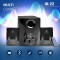 IKALL IK-22 2.1 Bluetooth Speaker, Multiple Playaback Options USB | SD | AUX | FM - Play for TV, LCD, Laptop