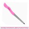 Vega Hot Pink-Nail File for nail shape, pink, 15 g